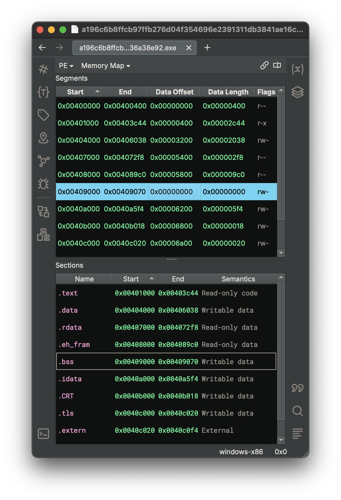 Memory Map memory map ><