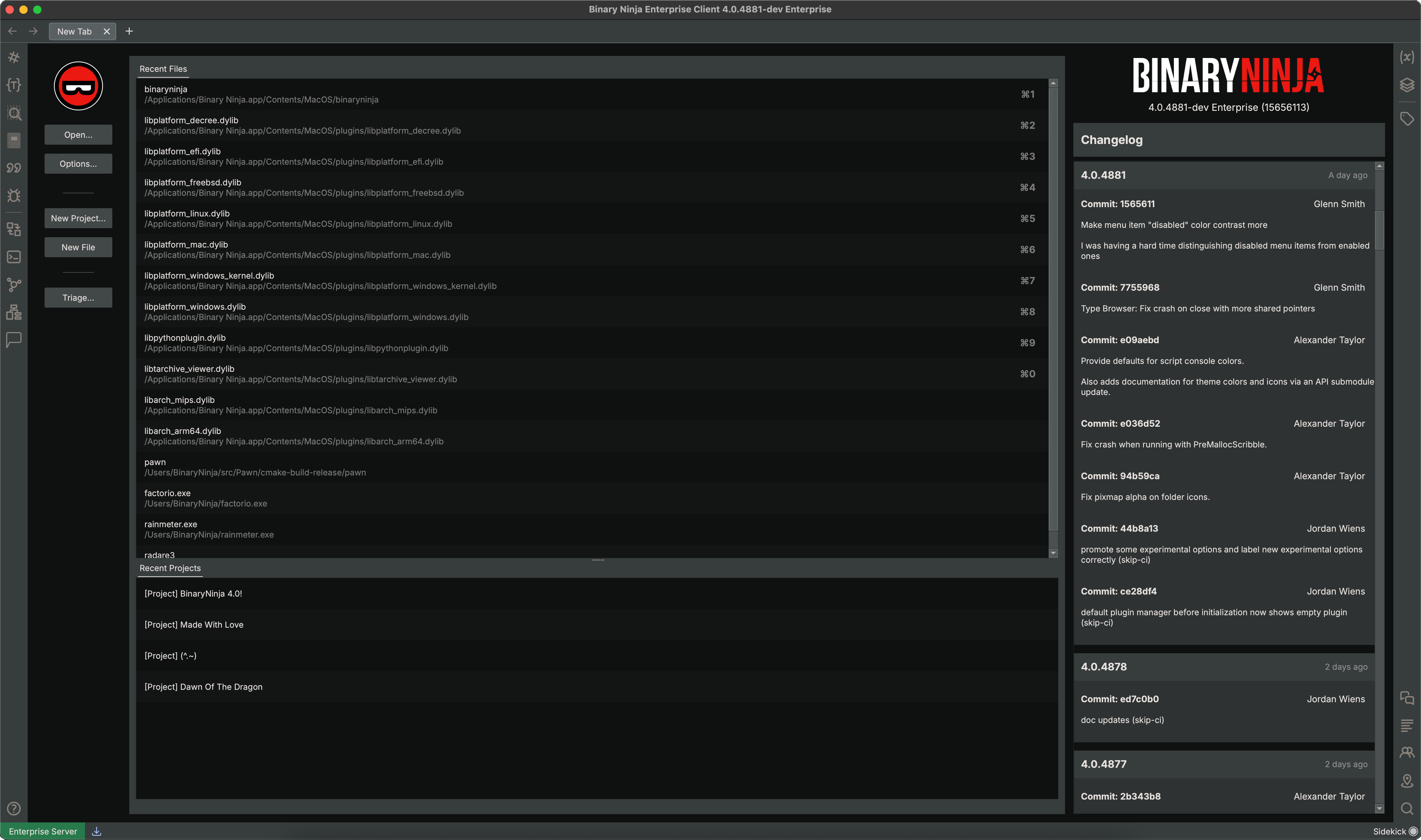 New Tab Projects Version new tab