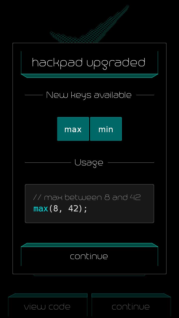 max, min function