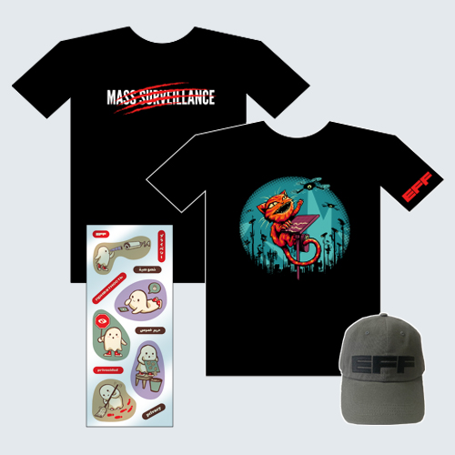 Donor Combo: Claw Back T-Shirt, Grey Hat, & Puffy Stickers