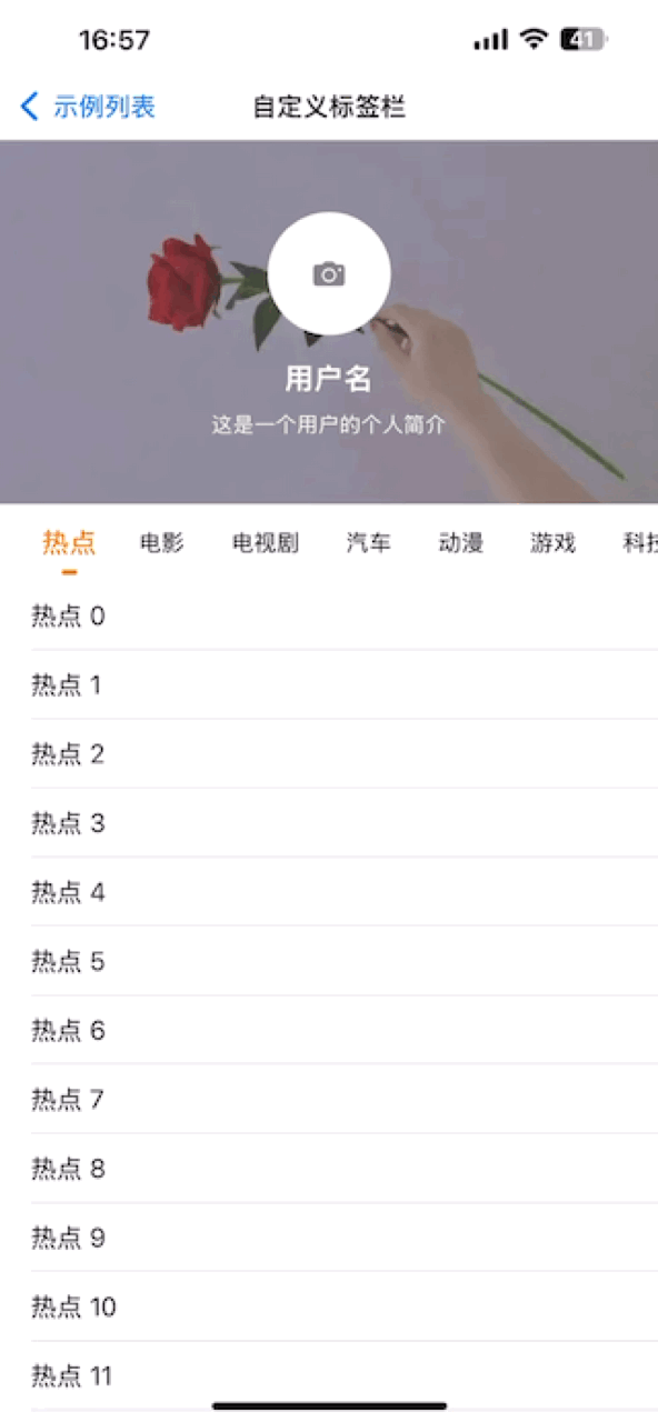 自定义标签栏2