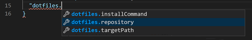 General dotfiles settings