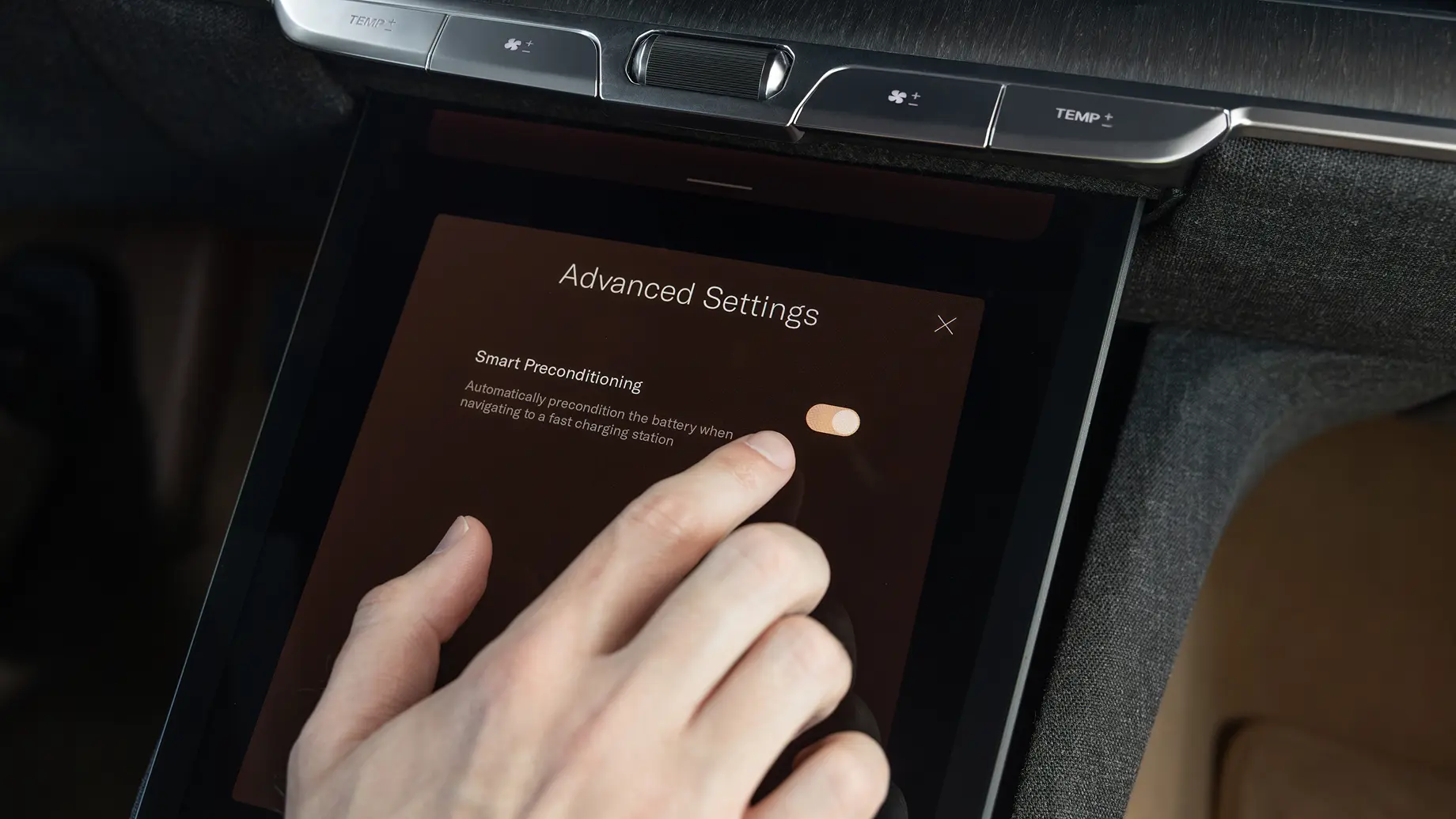 Lucid Advanced Settings screen.