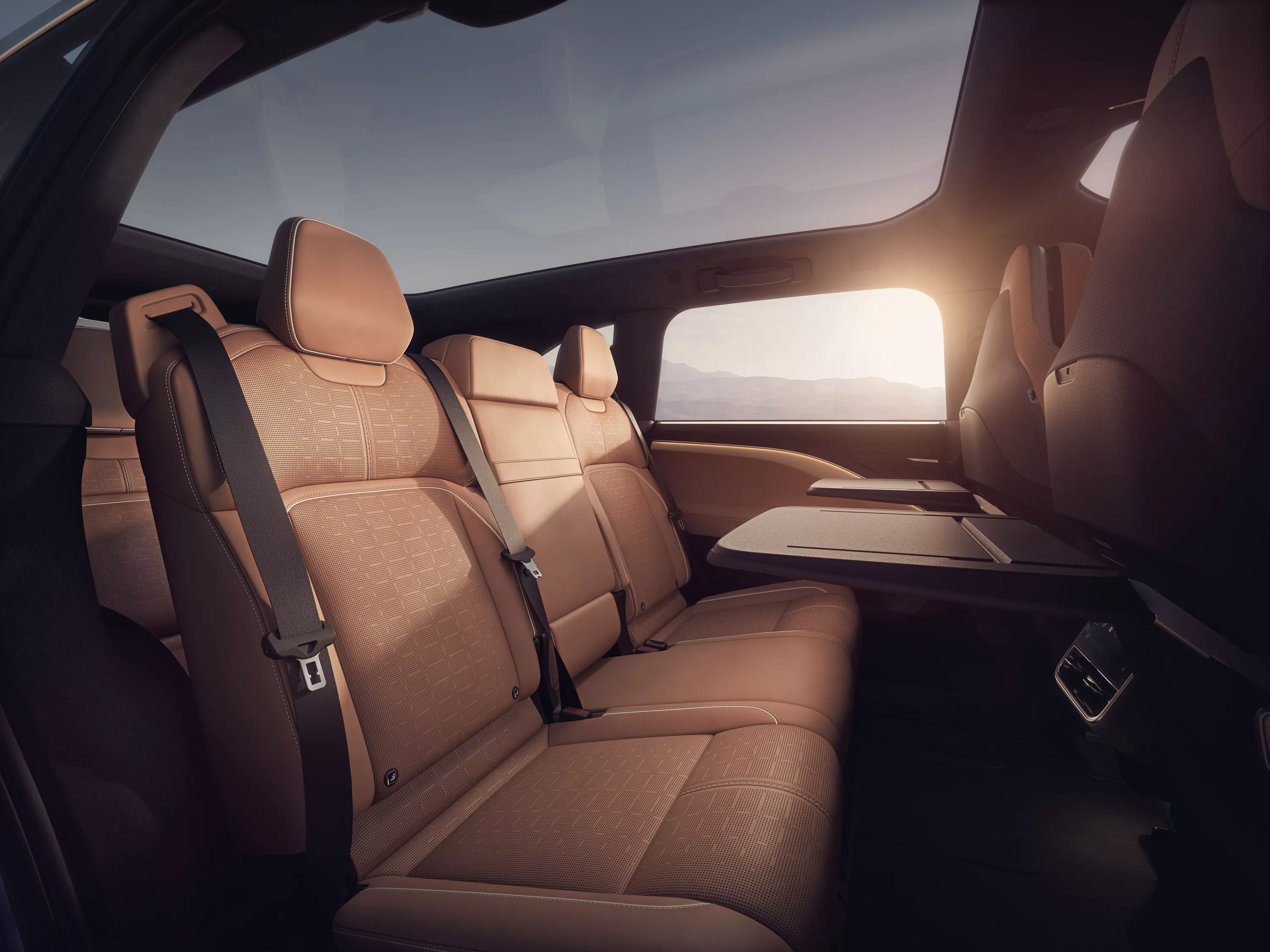 Lucid Gravity interior, second row