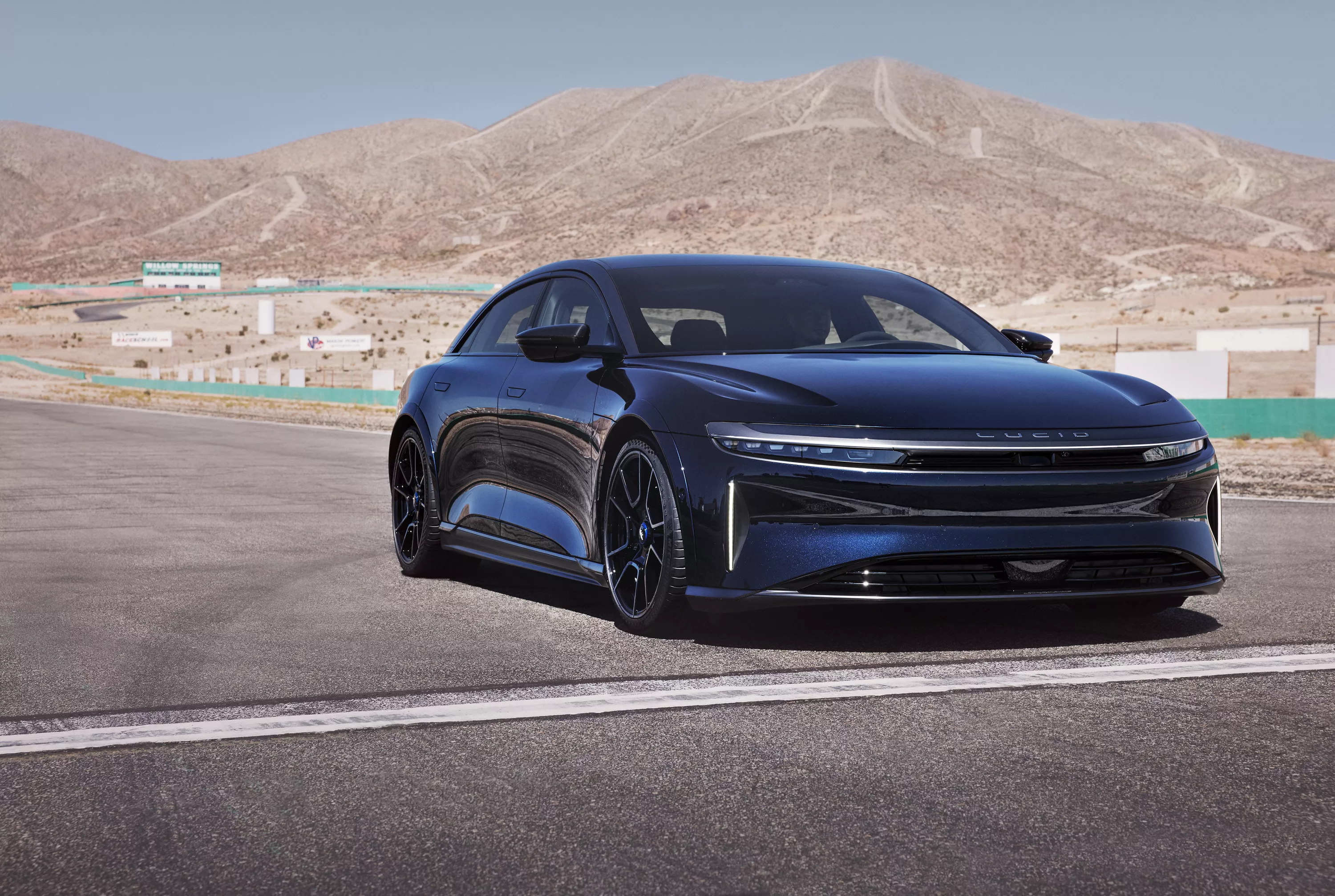 Lucid Air Sapphire on track